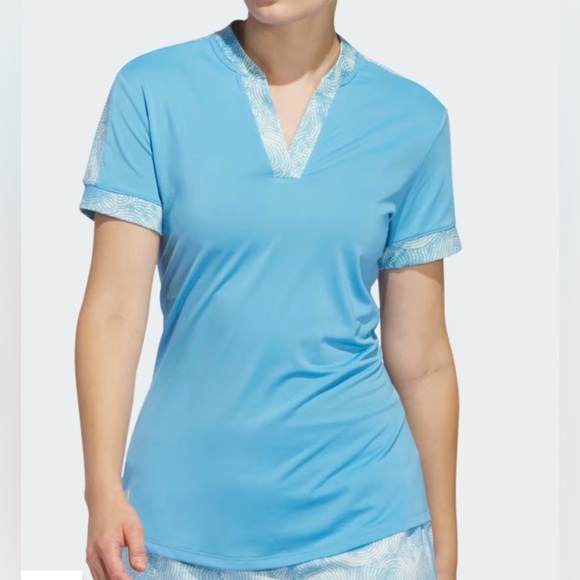Adidas Ultimate 365 Printed Polo Shirt - Picture 1 of 11